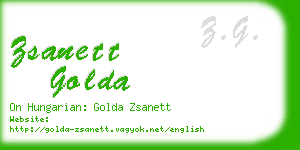 zsanett golda business card